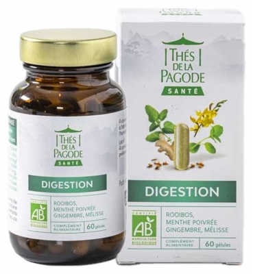 Ceaiurile Pagode Digestie Bio 60 Capsule (a se consuma de preferință înainte de 31/07/2026)