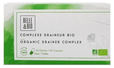 Belle & Bio Organisch Drainage Complex 60 Capsules (ten minste houdbaar tot 31-08-2026)