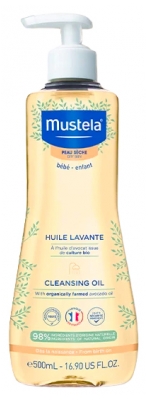 Mustela Baby-Child Olje za umivanje suhe kože 500 ml