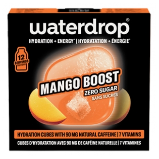 Waterdrop Microdrink Boost Sans Sucres 12 Portions - Saveur : Mango
