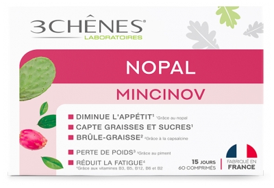 Les 3 Chênes Nopal Mincinov 60 Comprimés