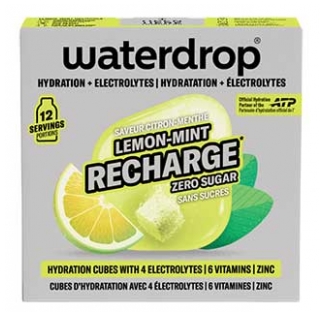 Waterdrop Microlytes Sans Sucres Recharge 12 Portions - Saveur : Citron-Menthe
