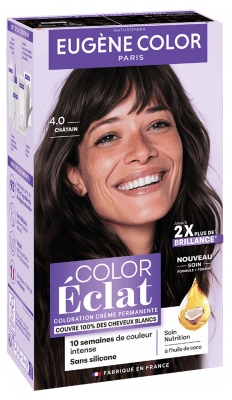 Eugène Color Color Éclat Coloration Crème Permanente - Coloration : 4 Châtain