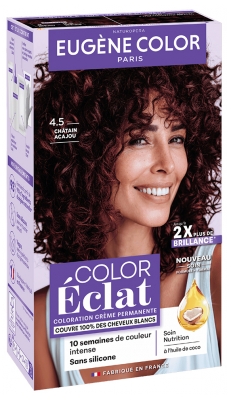 Eugène Color Color Éclat Coloration Crème Permanente - Coloration : 4.5 Châtain Acajou