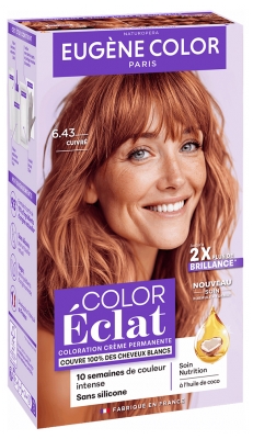 Eugène Color Color Éclat Coloration Crème Permanente - Coloration : 6.43 Cuivré