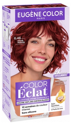 Eugène Color Color Éclat Coloration Crème Permanente - Coloration : 6.46 Rouge Passion