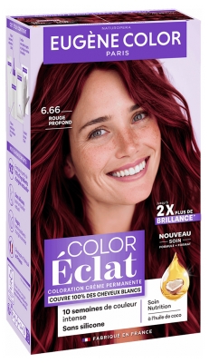 Eugène Color Color Éclat Coloration Crème Permanente - Coloration : 6.66 Rouge Profond