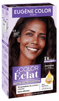 Eugène Color Color Éclat Coloration Crème Permanente - Coloration : 5.8 Marron Cacao