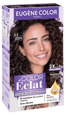 Eugène Color Color Éclat Coloration Crème Permanente - Coloration : 5.3 Châtain Noisette