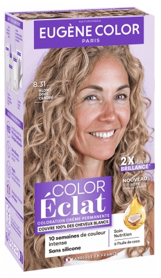 Eugène Color Color & Eclat - Les Naturelles Vopsea Permanentă de Foarte Lungă Durată - Culoare: 8.31 Blond cenu?iu auriu