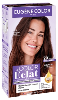 Eugène Color Color Éclat Coloration Crème Permanente - Coloration : 5.15 Chocolat Glacé