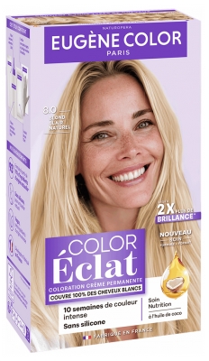 Eugène Color Color Éclat Coloration Crème Permanente - Coloration : 8.0 Blond Clair Naturel
