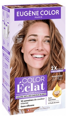 Eugène Color Color Éclat Coloration Crème Permanente - Coloration : 7.3 Blond Foncé Doré