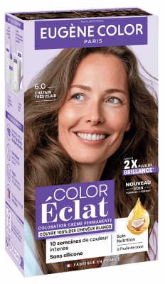 Eugène Color Color Éclat Coloration Crème Permanente - Coloration : 6.0 Châtain Très Clair