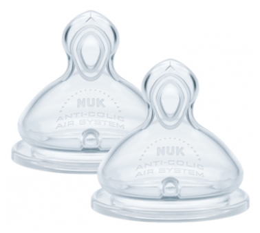 NUK First Choice 2 Tétines Perçage XL 6 Mois et +