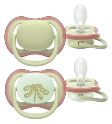 Avent Ultra Air Day and Night 2 Sucettes Orthodontiques 6-18 Mois
