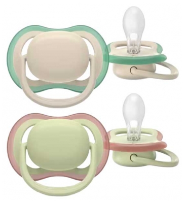 Avent Ultra Air Nature 2 Sucettes Unies Orthodontiques 6-18 Mois