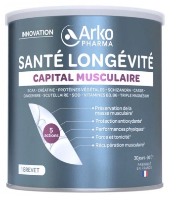 Arkopharma Santé Longévité Capital Musculaire 285 g