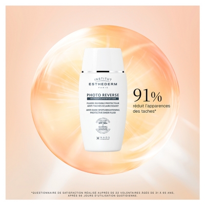 Institut Esthederm Photo Reverse Fluide Invisible Protecteur Anti-Taches Éclaircissant SPF50+ 40 ml