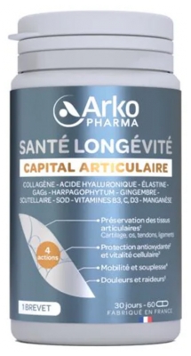 Arkopharma Santé Longévité Capital Articulaire 60 Cápsulas