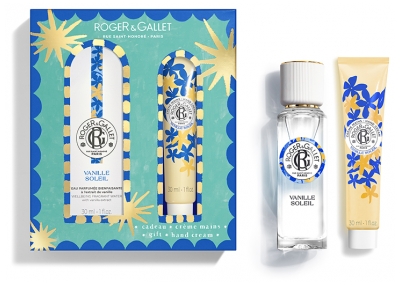 Roger & Gallet Vanille Soleil Eau Parfumée Bienfaisante 30 ml + Crème Mains Bienfaisante 30 ml Offert