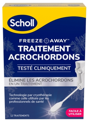 Scholl Acrohordonu ārstēšanas līdzeklis Freeze Away 12 lietošanas reizes