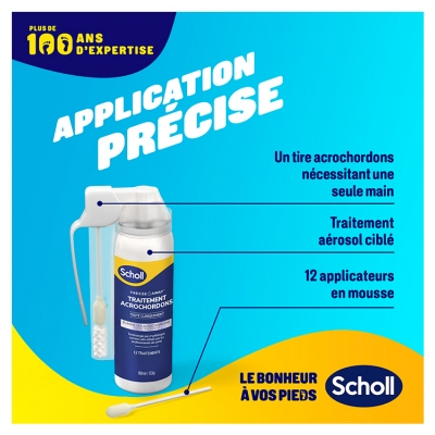 Scholl Traitement Acrochordons Freeze Away 12 Traitements