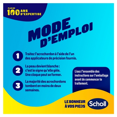 Scholl Traitement Acrochordons Freeze Away 12 Traitements