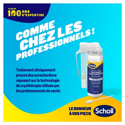 Scholl Traitement Acrochordons Freeze Away 12 Traitements