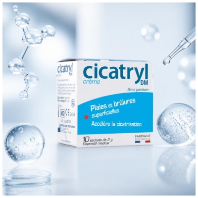 Cicatryl DM Cremă Cicatrizantă Răni și Zgârieturi 10 Plicuri Pierre Fabre Health Care