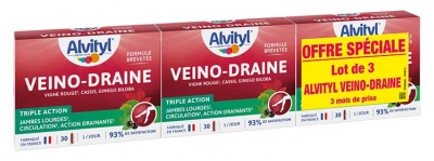 Alvityl Veino-Draine Opakowanie 3 x 30 Kapsułek
