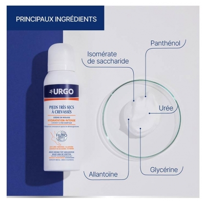 Urgo Crème en Mousse Hydratation Intense 125 ml