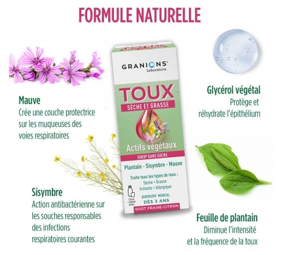 Granions Toux Sèche et Grasse 120 ml