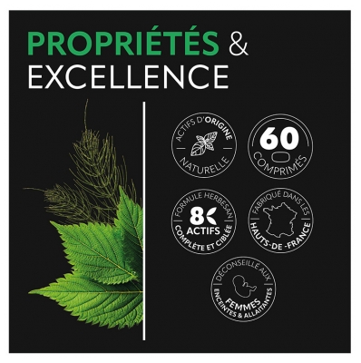 Herbesan Beauté & Force des Cheveux Brillance Résistance 60 Comprimés