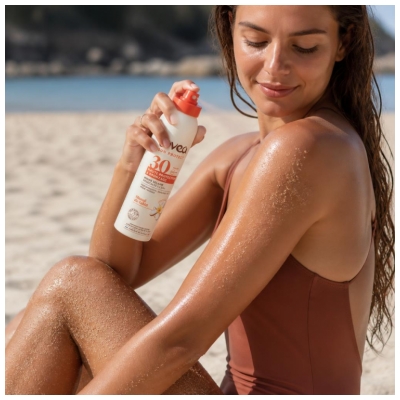 Lovea Nebel mit Hohem Schutz & Bräunung Monoï de Tahiti SPF30 150 ml