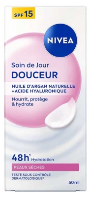 Nivea Ravitseva Päivävoide Kuivalle Iholle SPF 15 50 ml