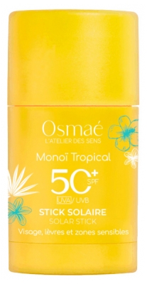 Osmaé Stick Solaire Monoï Tropical SPF50+ 15 g
