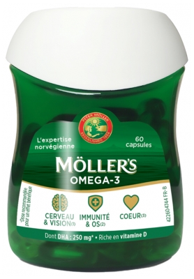 Möller's Omega-3 Doble 60 Cápsulas