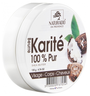 Naturado en Provence Beurre Karité 100% Pur Bio 135 g