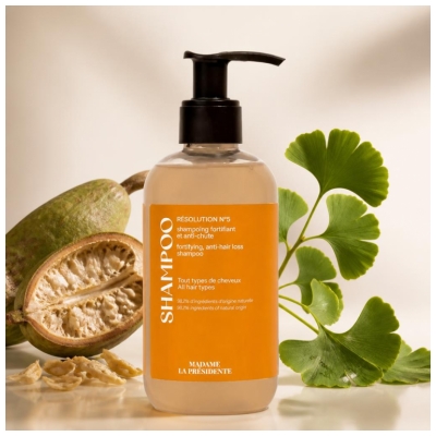 Madame la Présidente Résolution N°5 Shampoing Fortifiant et Anti-Chute Tous Types de Cheveux 250 ml