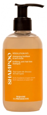 Madame la Présidente Résolution N°5 Shampoing Fortifiant et Anti-Chute Tous Types de Cheveux 250 ml