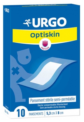 Urgo Optiskin Medicazione Semipermeabile Sterile 5,3 x 8 cm 10 Pansements 