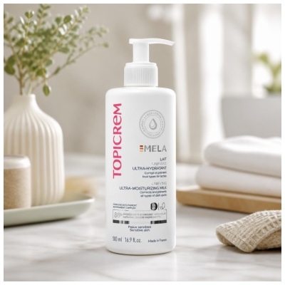 Topicrem MELA Lait Unifiant Ultra-Hydratant 500 ml