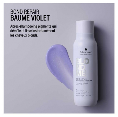 Schwarzkopf Professional BlondMe Bond Repair Baume Violet 250 ml