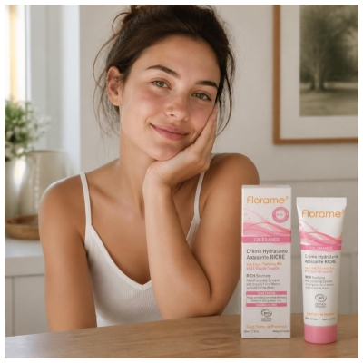 Florame Tolérance Organic Idratante Ricco Lenitivo 50 ml