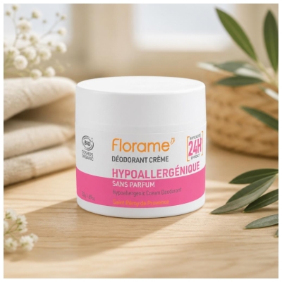 Florame Hypoallergenes Bio 24H Deodorant Creme 50 g