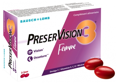 Bausch + Lomb PreserVision 3 Women 60 Capsules
