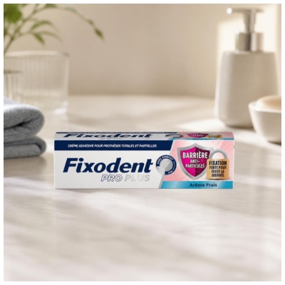 Fixodent Pro Plus Cea Mai Bună Tehnologie Antibacteriană 40 g