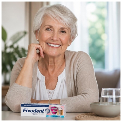 Fixodent Pro Plus The Best Antibacterial Technology 40 g