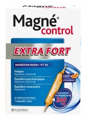 Nutreov Magné Control Extra Fort 20 Ampoules